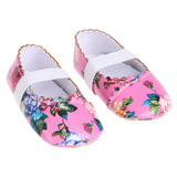 Flower Baby  Shoes First Walkers Newborn Floral Print Dancing Shoes Soft Sole Crib Shoes Toddler Anti Slip Prewalker 0-18M